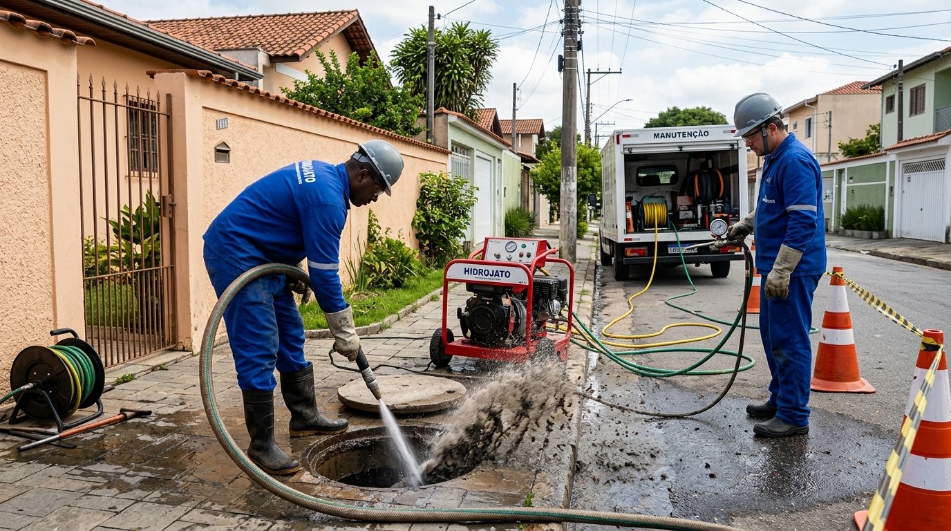 Hidrojateamento Residencial em Osasco‑SP
