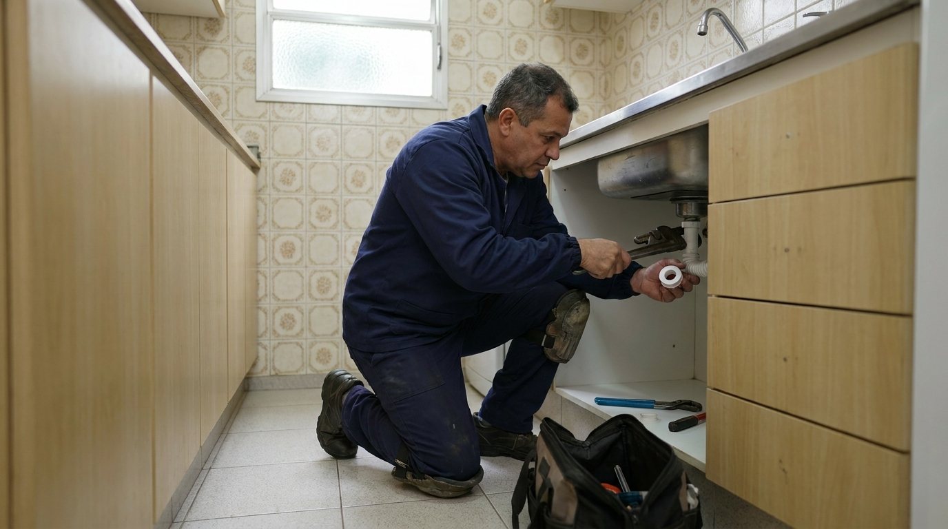 Instalação Hidráulica na Cozinha em Osasco‑SP