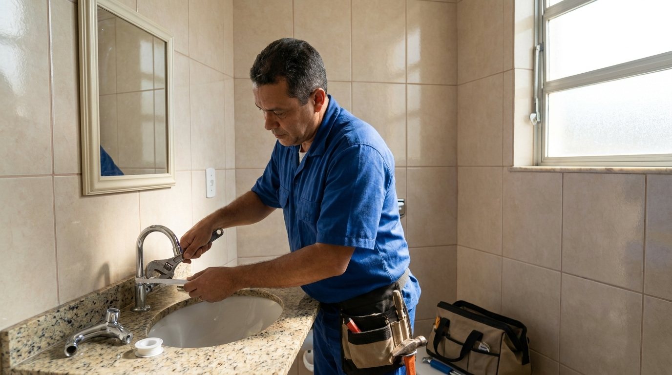 Instalação Hidráulica no Banheiro em Osasco‑SP