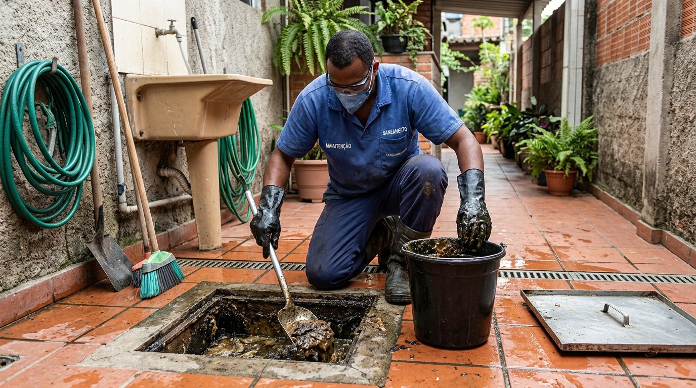 Limpeza de Caixa de Gordura Comercial em Osasco‑SP