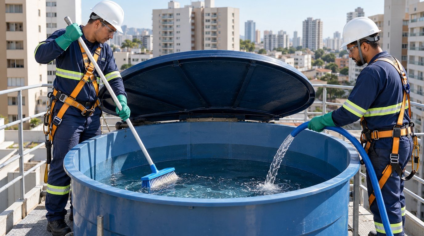 Reservatório de Condomínio em Osasco‑SP